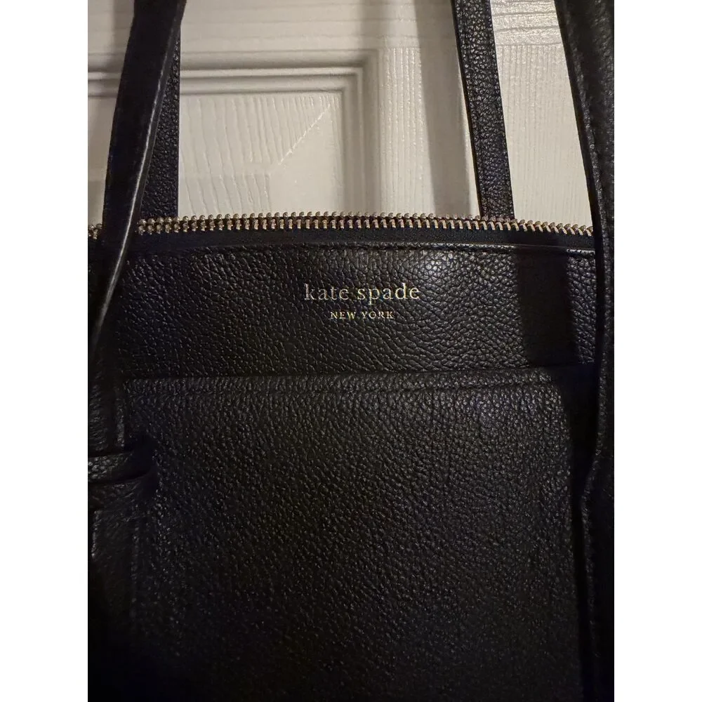 Kate Spade Black Multi-Pocket Tote